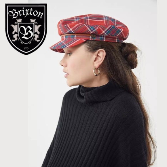 Brixton Fiddler Plaid Fisherman Cap - Picture 1 of 10